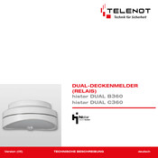 telenot histar DUAL B360 Technische Beschreibung Und Bedienungsanleitung