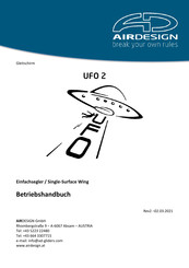Airdesign UFO 2 Betriebshandbuch