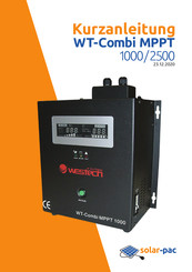 WESTECH WT-Combi MPPT 2500 Kurzanleitung