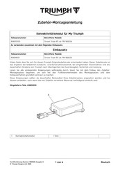 Triumph A9828051 Montageanleitung