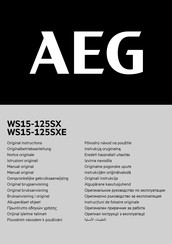 AEG WS15-125SXE Betriebsanleitung