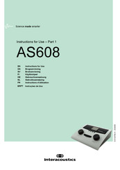 Interacoustics AS608 Gebrauchsanweisung