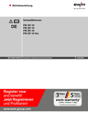 EWM PM 301 W Betriebsanleitung