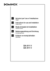 Dominox DA 611 V Bedienungsanleitung