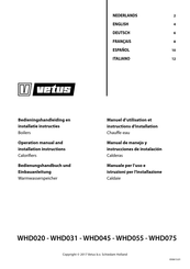 Vetus WHD045 Bedienungshandbuch Und Einbauanleitung