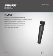 Shure SM57 Bedienungsanleitung