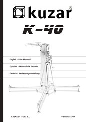 KUZAR K-40 Bedienungsanleitung