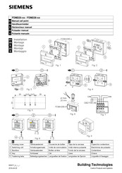 Siemens FDM225 Serie Montageanleitung