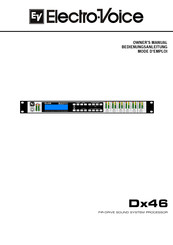 Electro-Voice DX46120V Bedienungsanleitung