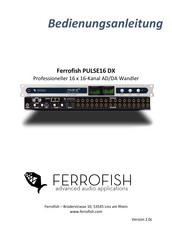 Ferrofish PULSE16 DX Bedienungsanleitung