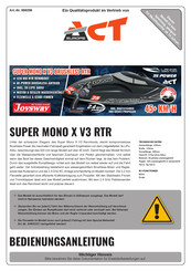 ACT Europe SUPER MONO X V3 RTR Bedienungsanleitung