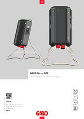 GARO GTC Nova Installationshandbuch Und Gebrauchsanleitung