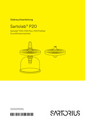 Sartorius Sartolab P20 Prefilter Gebrauchsanleitung