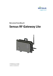 Xylem Sensus RF Gateway Lite Benutzerhandbuch