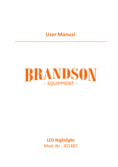 Brandson Equipment 301487 Bedienungsanleitung