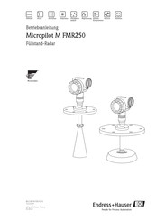 Endress+Hauser Micropilot M FMR250 Betriebsanleitung
