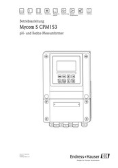 Endress+Hauser Mycom S CPM153 Betriebsanleitung