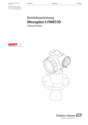 Endress+Hauser Micropilot S FMR530 Betriebsanleitung