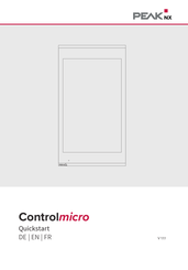 PEAKnx Controlmicro Schnellstart