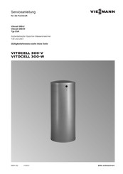 Viessmann Vitocell 300-V EVA Serviceanleitung Für Die Fachkraft
