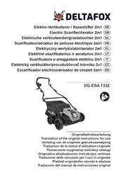 Deltafox DG-ESA 1332 Anwenderhandbuch- Originalbetriebsanleitung