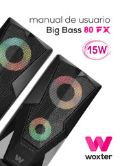 WOXTER Big Bass 80 FX Bedienungsanleitung