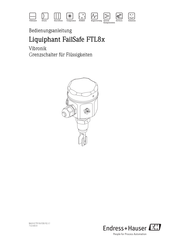 Endress+Hauser Liquiphant FailSafe FTL81 Bedienungsanleitung