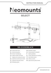 Neomounts NM-D335DBLACK Kurzanleitung