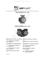 IMPPUMPS GHN auto Serie Montage- Und Wartungsanleitung