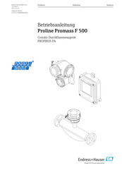 Endress+Hauser Proline Promass F 500 Betriebsanleitung
