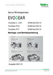 Nidec EvoGear PLS Montage- Und Betriebsanleitung