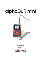 BAQ alphaDUR mini Handbuch