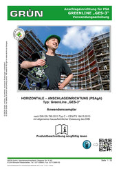 GRÜN GREENLINE GES-3 Verwendungsanleitung