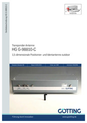Gotting HG G-98810-C Gerätebeschreibung