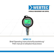 WEBTEC HPM110 Kurzanleitung