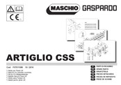 Gaspardo ARTIGLIO CSS Bedienungsanleitung