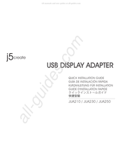 j5 create JUA210 Kurzanleitung