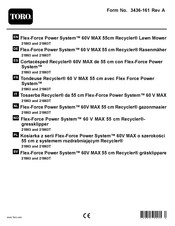 Toro Flex-Force Power System 21863T Bedienungsanleitung
