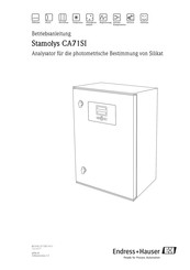 Endress+Hauser Stamolys CA71SI-A Betriebsanleitung