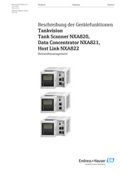 Endress+Hauser Host Link Tankvision NXA822 Handbuch