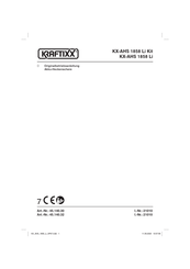 Kraftixx KX-AHS 1858 Li Kit Betriebsanleitung