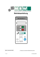 MRW Vib-Control 05 Betriebsanleitung