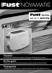 Fust NOVAMATIC T 207 Anleitung