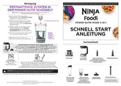 Ninja Foodi POWER NUTRI MIXER 3-IN-1 Schnellstartanleitung