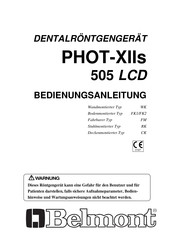BELMONT PHOT-XIIs 505 LCD Bedienungsanleitung