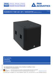 Pan Acoustics P SW-118|SP|D Handbuch