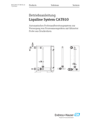 Endress+Hauser Liquiline System CAT810 Betriebsanleitung