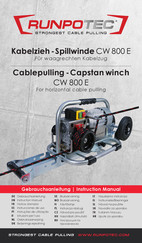 Runpotec CW 800 E Gebrauchsanleitung