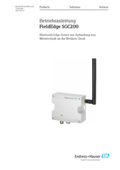 Endress+Hauser FieldEdge SGC200 Betriebsanleitung
