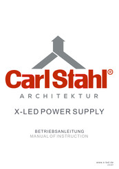 CarlStahl X-LED-PS-9-C-ES Betriebsanleitung